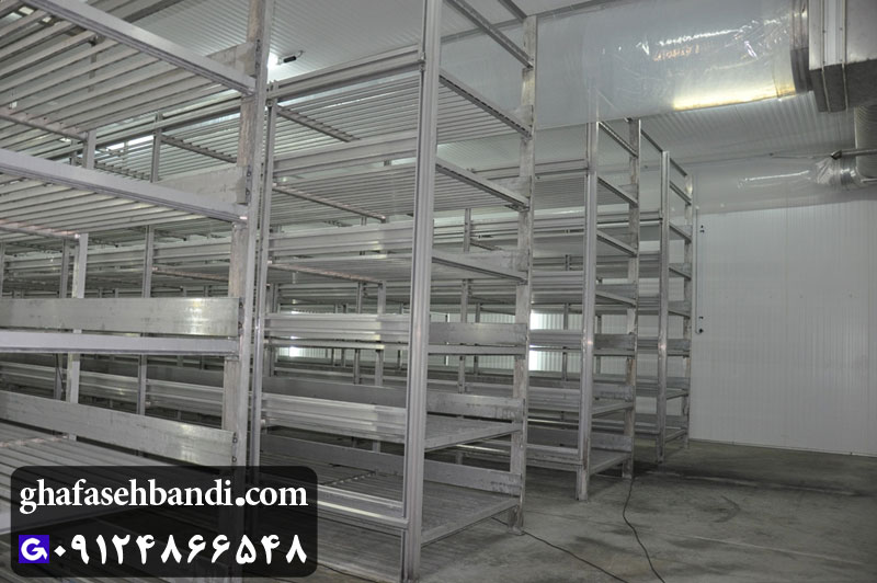 انواع قفسه بندی سالن پرورش قارچ