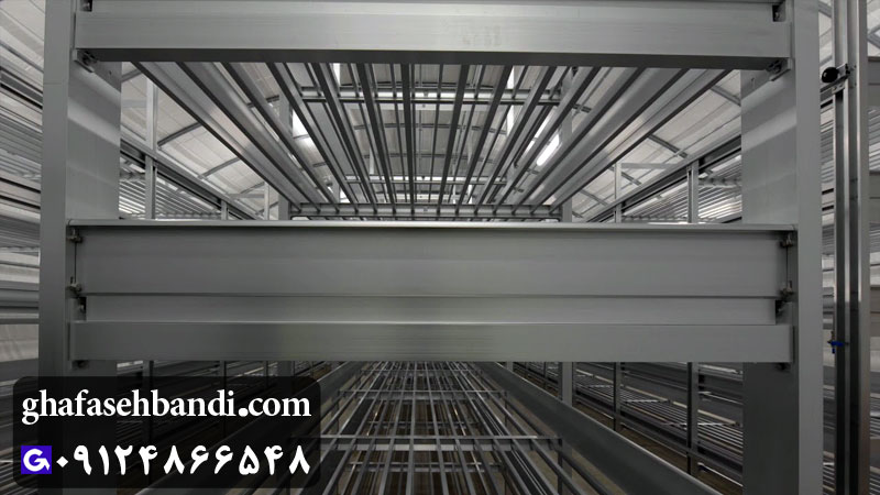 ریل های حرکتی برای قفسه بندی سالن