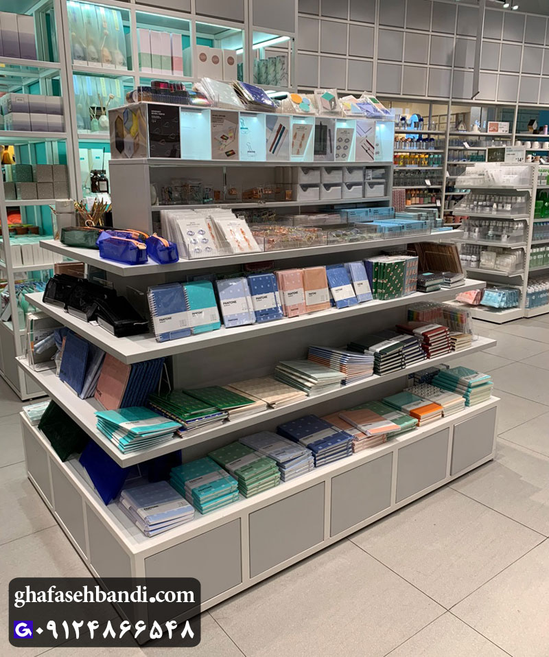 قفسه بندی فروشگاه لوازم التحریر