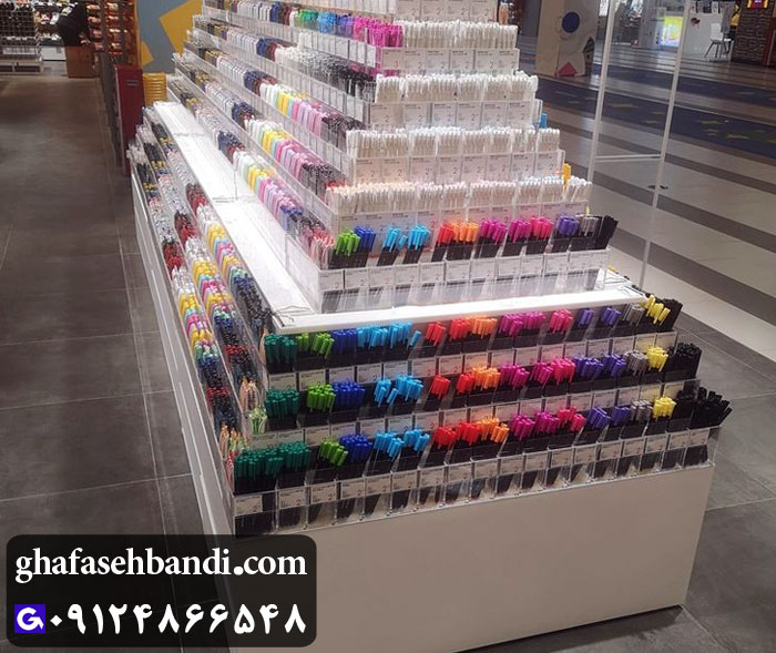 قفسه بندی فروشگاه لوازم التحریر