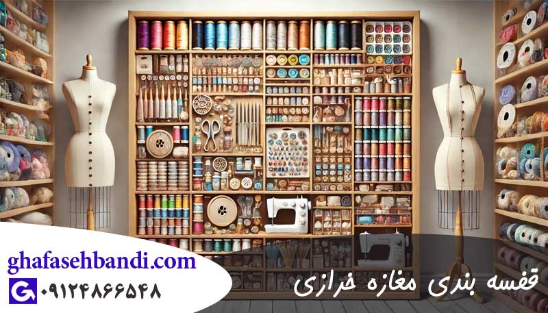 قفسه بندی مغازه خرازی