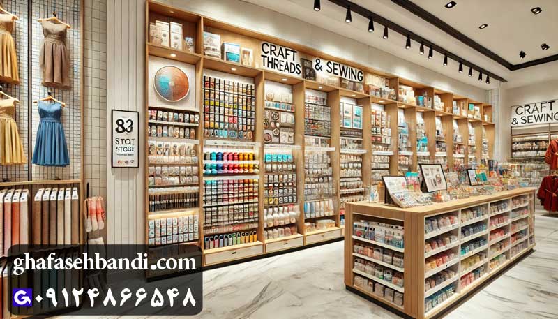 ایده های خلاقانه برای قفسه بندی مغازه خرازی